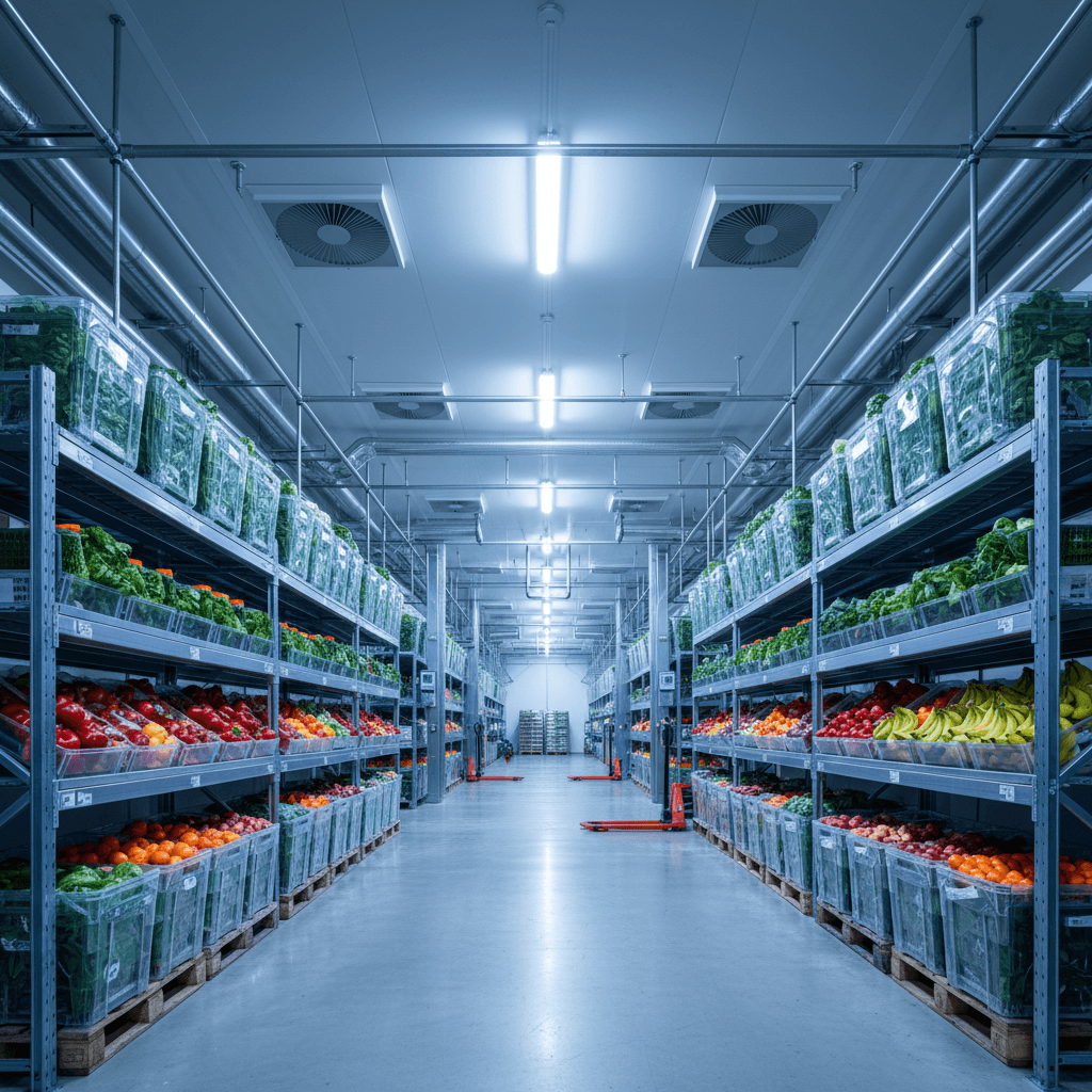 Climate-controlled storage facility